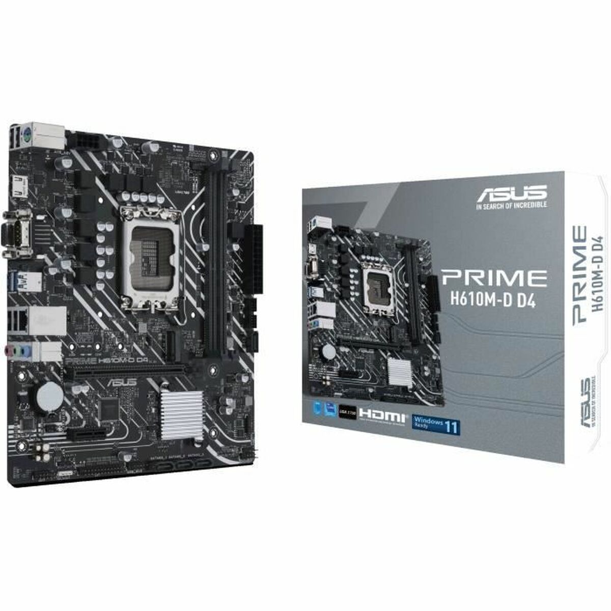 ASUS PRIME H610M-D D4 LGA1700 DDR4 mATX MB