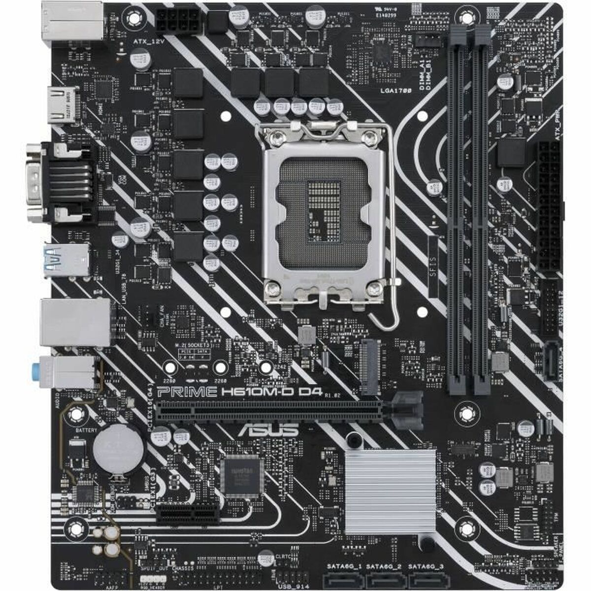 ASUS PRIME H610M-D D4 LGA1700 DDR4 mATX MB