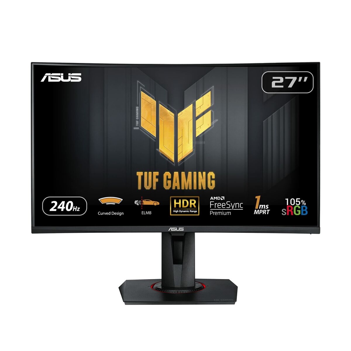 "ASUS TUF Gaming VG27VQM écran plat de PC 68,6 cm (27"") 1920 x 1080 pixels Full HD LED Noir"