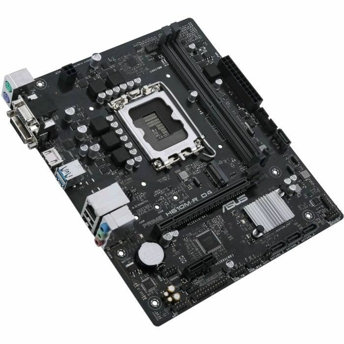 ASUS PRIME H610M-R D4 Intel H610 LGA 1700 2DDR4 1xPCIe 4.0/3.0 x16 1xM.2 4xSATA 6Gb/s 4xUSB 3.2 microATX MB