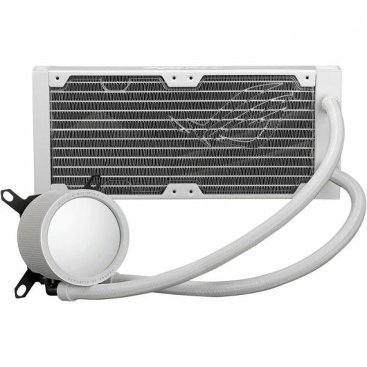 ASUS ROG RYUO III 240 ARGB white edition all-in-one CPU liquid cooler with Asetek 8th gen pump solution and Anime Matrix LED Display