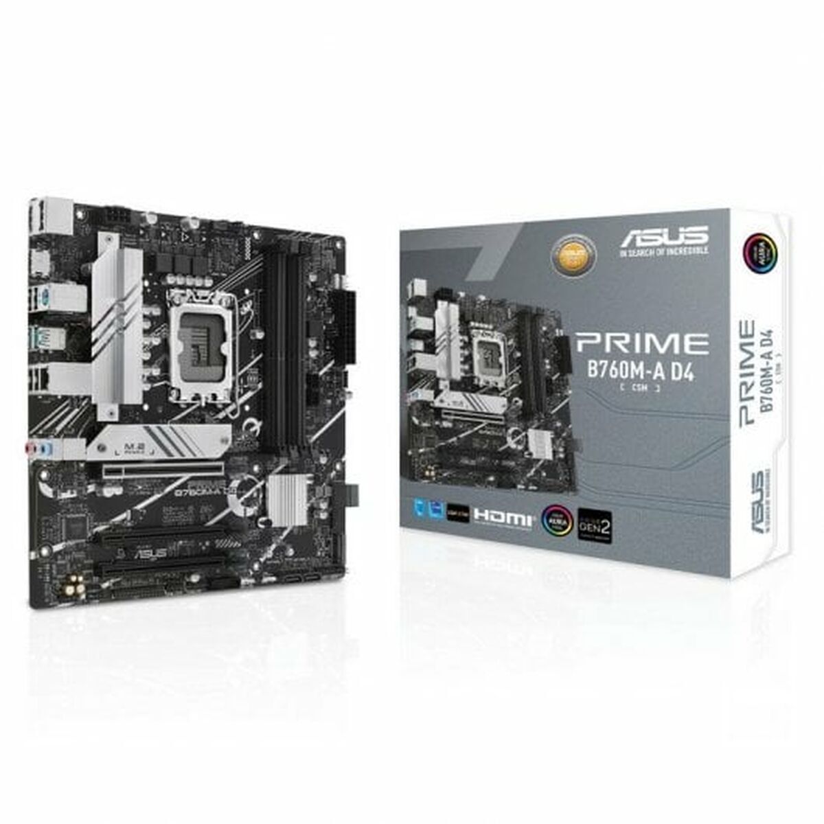 ASUS PRIME B760M-A D4-CSM LGA1700 4xDDR4 microATX 4xSATA MB DP 1.4 2xHDMI 2.1
