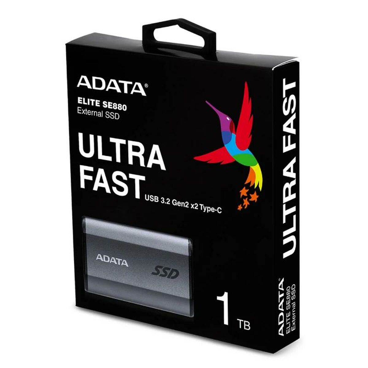 ADATA SE880 1 To USB Type-C 3.2 Gen 2 (3.1 Gen 2) Gris