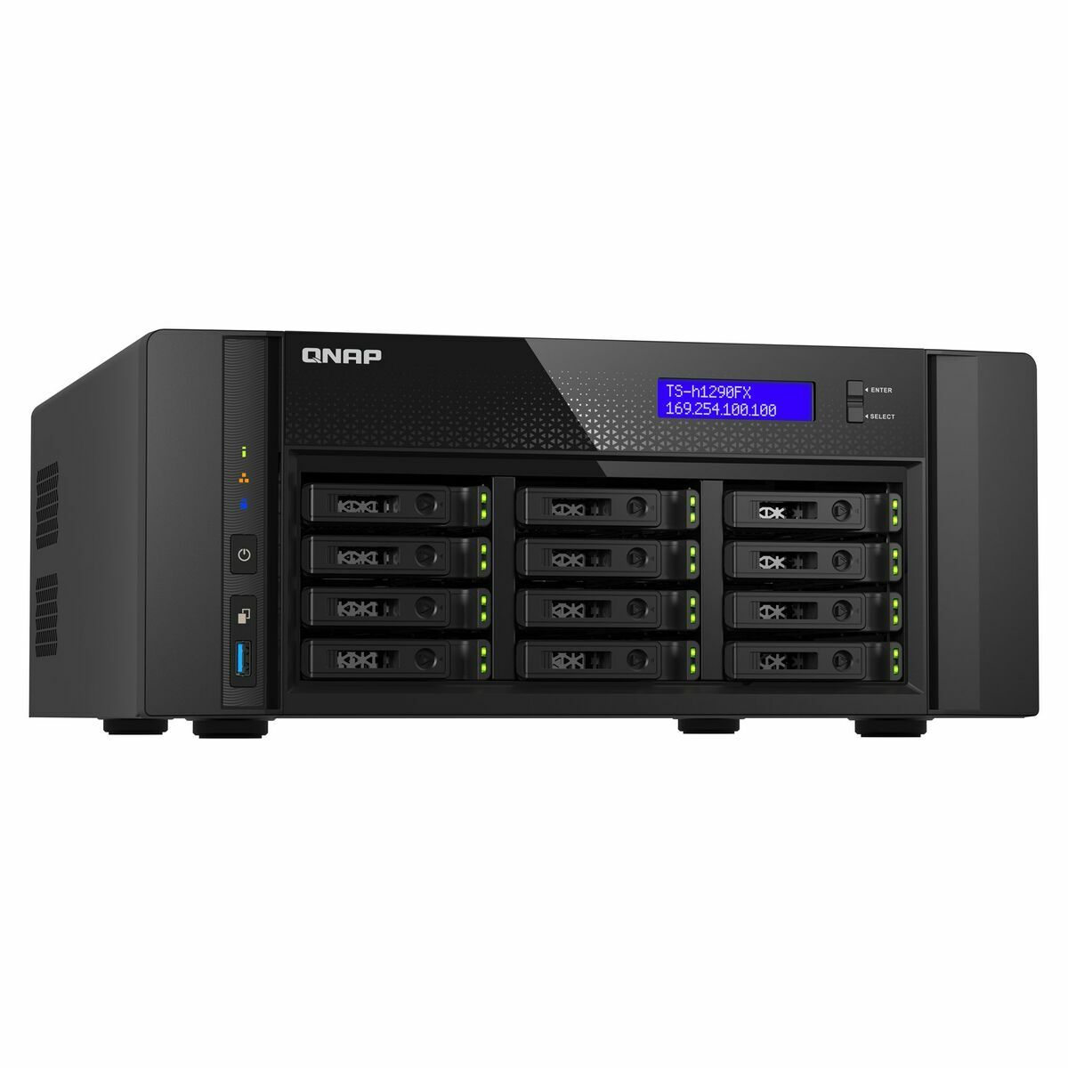12-Bay U.2 NVMe PCIe Gen4 x4 all-flash d