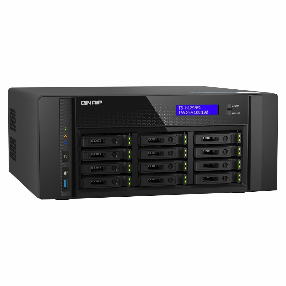 12-Bay U.2 NVMe PCIe Gen4 x4 all-flash d