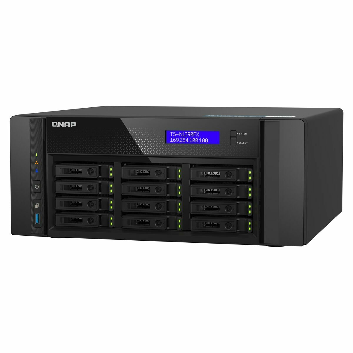 12-Bay U.2 NVMe PCIe Gen4 x4 all-flash d