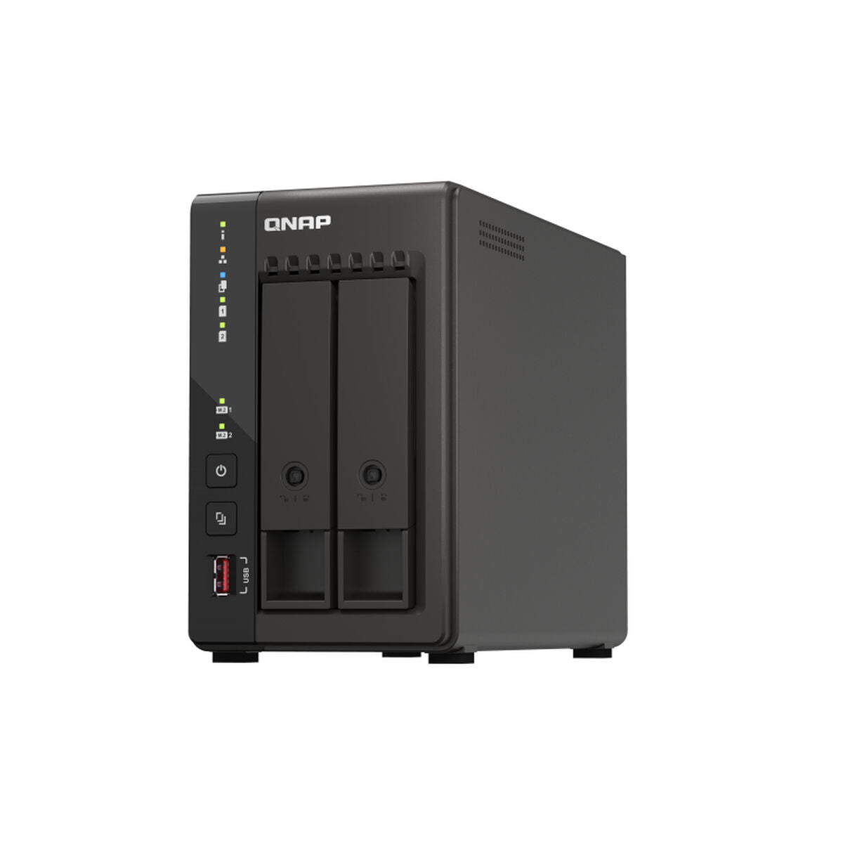 QNAP TS-253E-8G 2-bay desktop NAS Intel Celeron J6412 4C 2.0GHz burst 2.6GHz onboard 8Go RAM 2xHDMI 1.4b 2xM.2 2280 PCIe slots