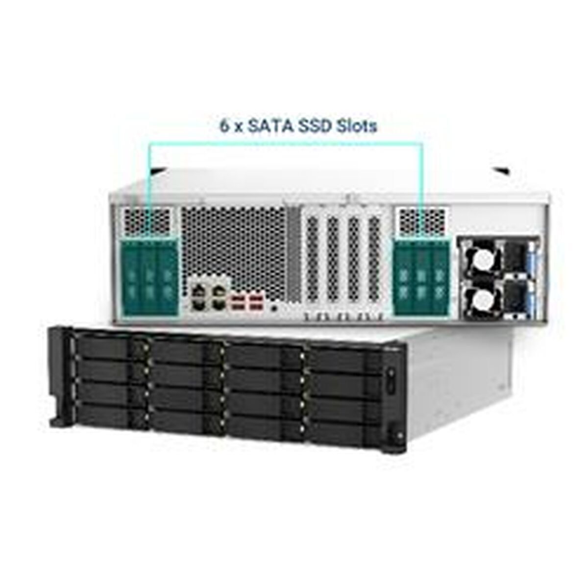 22-Bay 3U RM NAS Xeon E-2378 64GB RAM