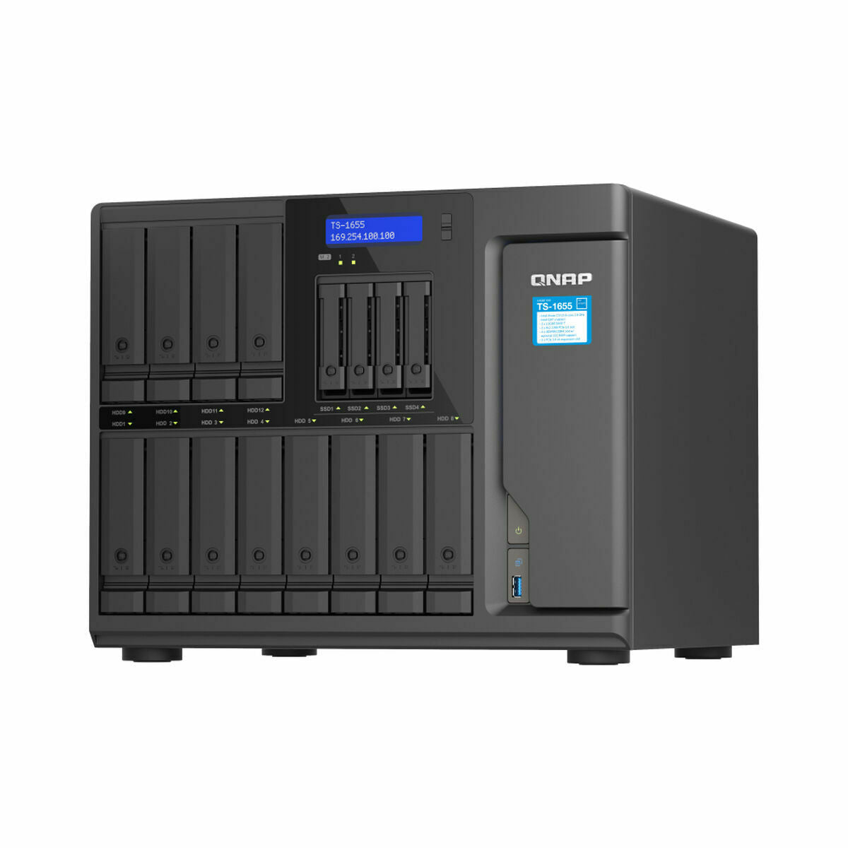 16-Bay NAS IntelAtomC5125 8GB DDR4 2.5Gb