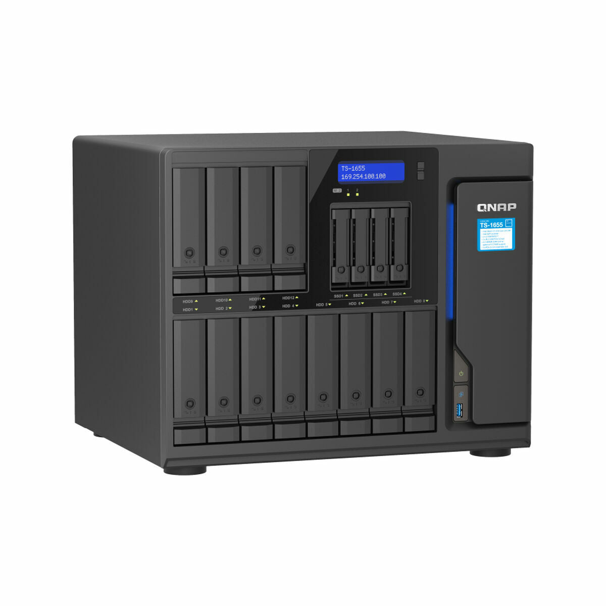 16-Bay NAS IntelAtomC5125 8GB DDR4 2.5Gb