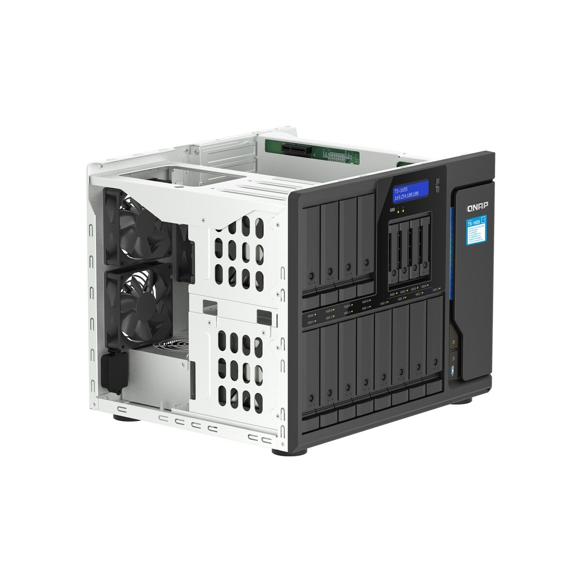 16-Bay NAS IntelAtomC5125 8GB DDR4 2.5Gb
