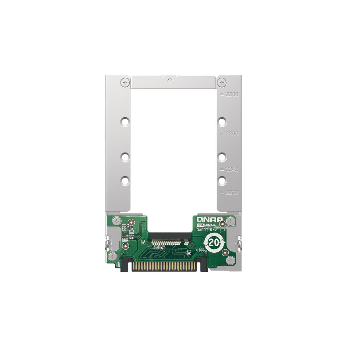 M.2 2280 NVMe PCIe Gen4/Gen3 to U.2 NVMe