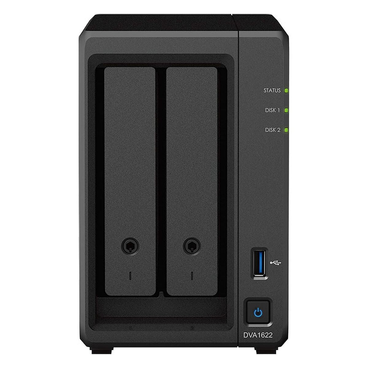SYNOLOGY DVA1622 2-Bay Deep Learning NVR Celeron J4125 4-cores 2.0GHz 6Go DDR4 2xUSB 3.2 Gen1 HDMI 3.5p SATA HDD