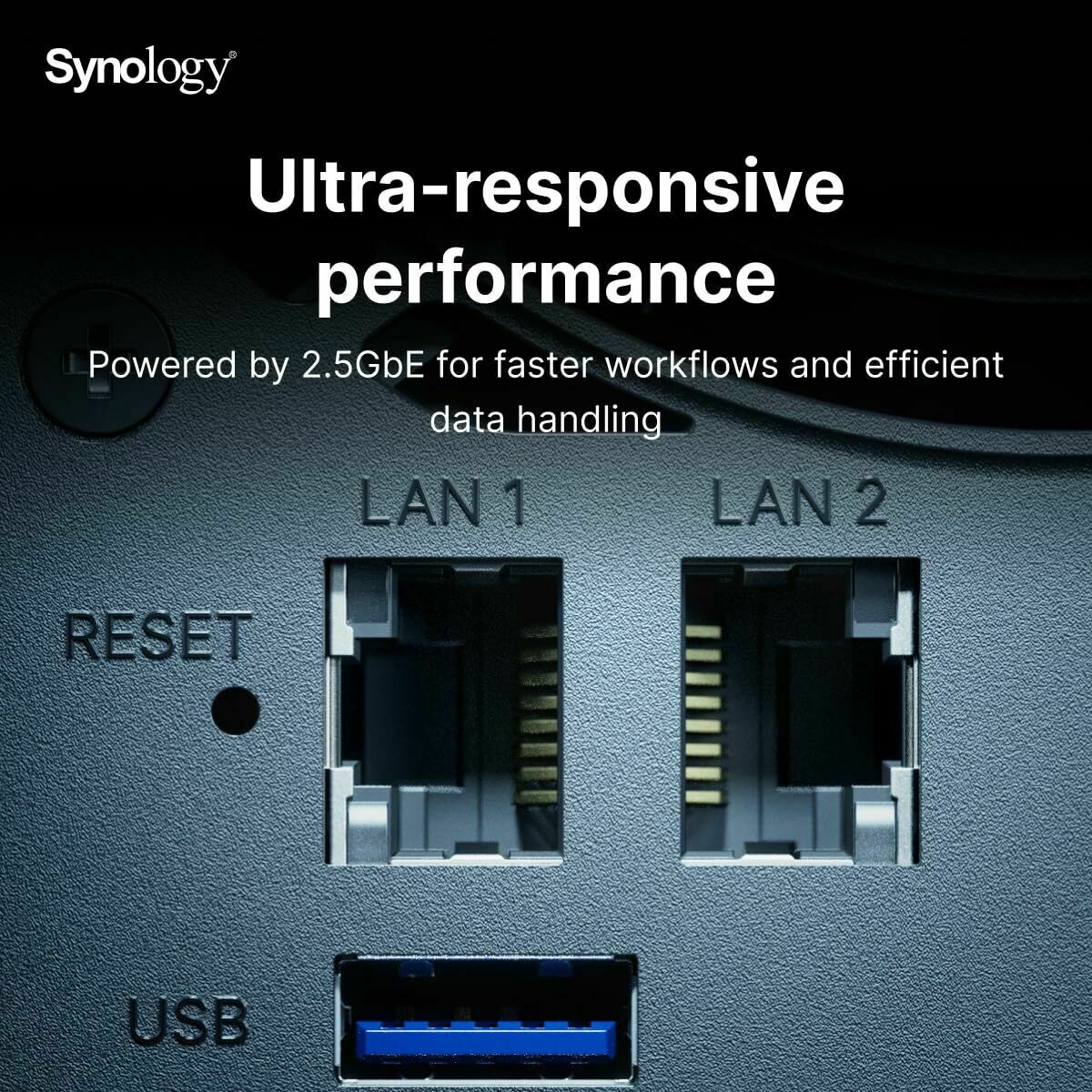SYNOLOGY DS925+ DiskStation NAS Ryzen V1500B 4Go ECC SODIMM