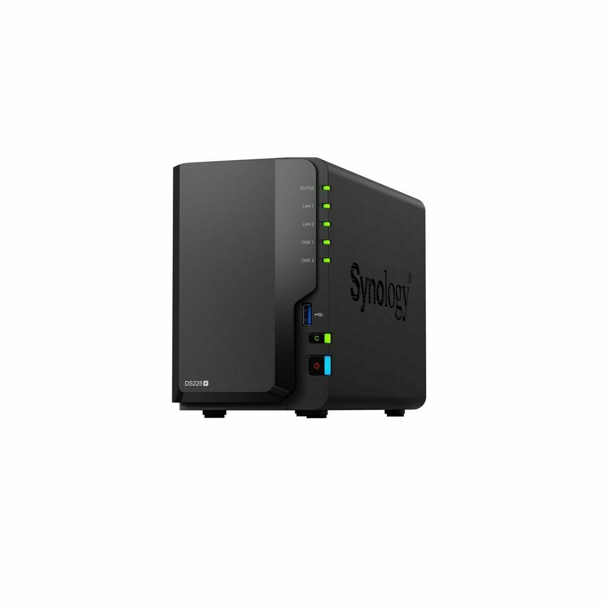 SYNOLOGY NAS avancé à 2 baies pour les utilisateurs domestiques - Stockage de fichiers/Sauvegarde - Port réseau 2.5Gbit/s