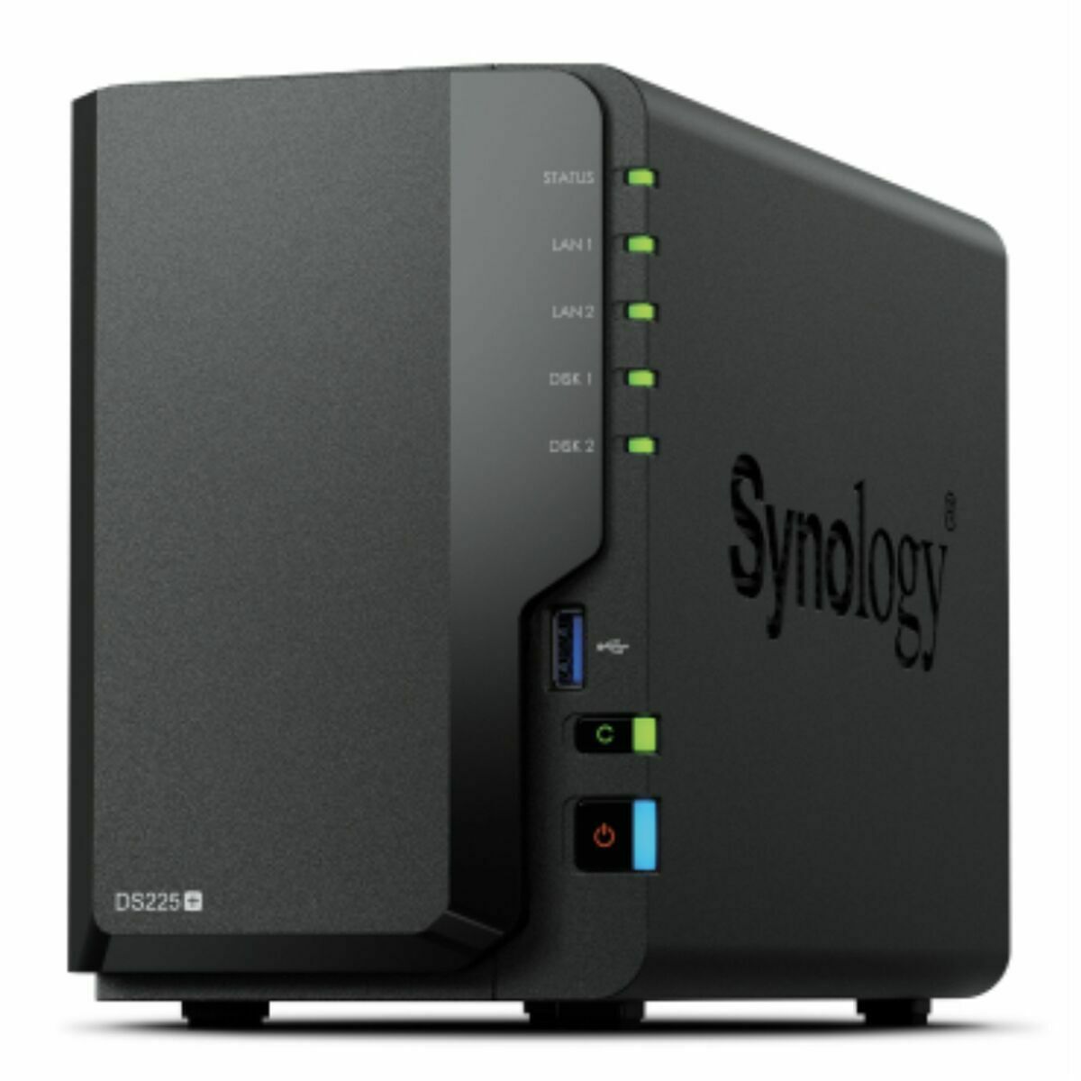SYNOLOGY NAS avancé à 2 baies pour les utilisateurs domestiques - Stockage de fichiers/Sauvegarde - Port réseau 2.5Gbit/s