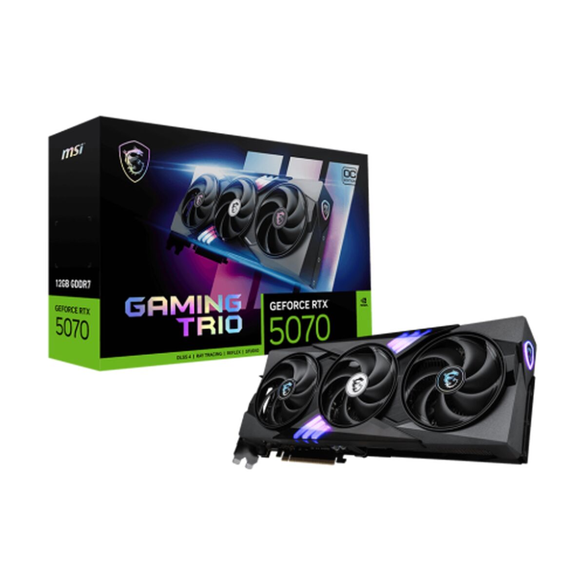 MSI GeForce RTX 5070 GAMING TRIO OC 12 Go DLSS 4