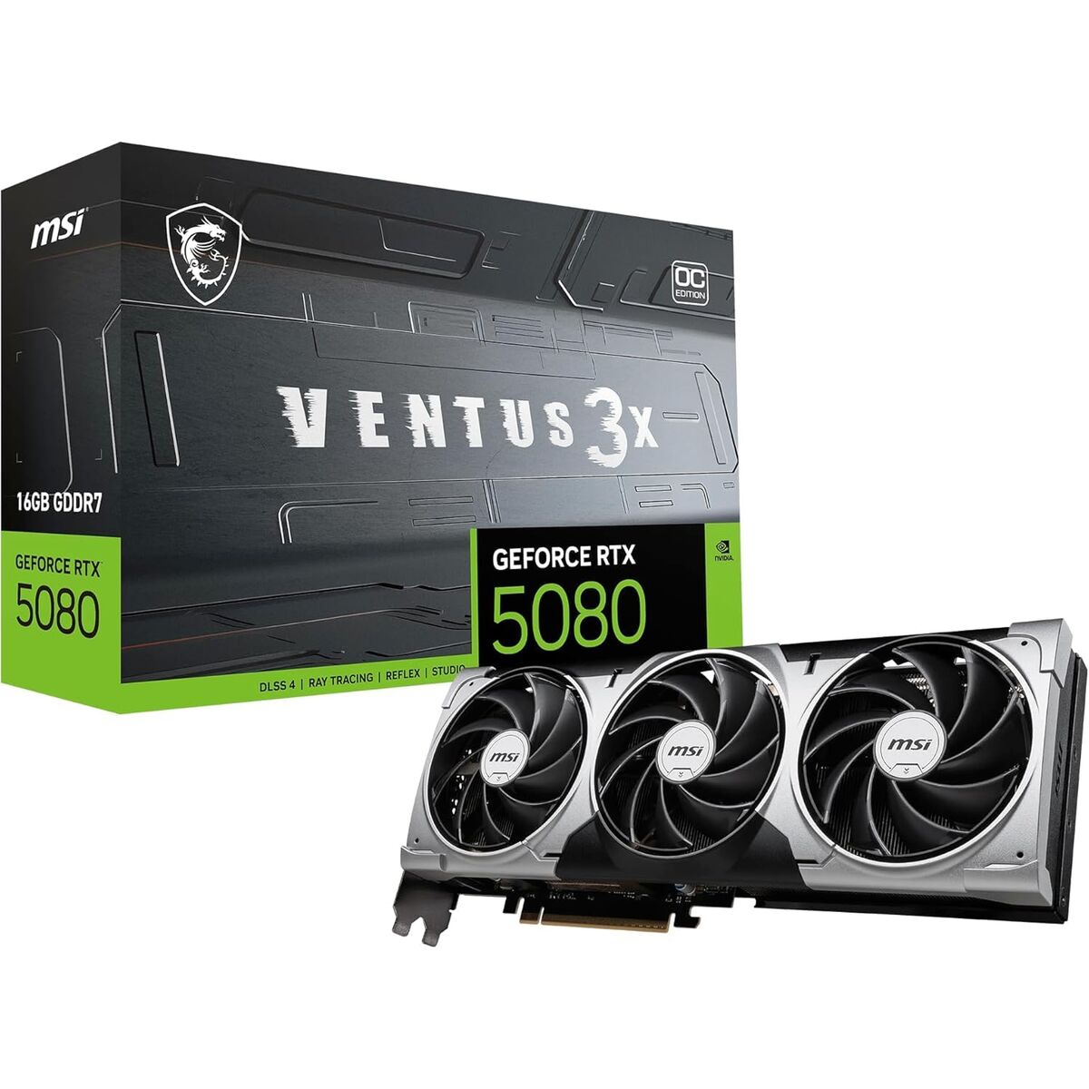 MSI GeForce RTX 5080 16G VENTUS 3X OC DLSS 4