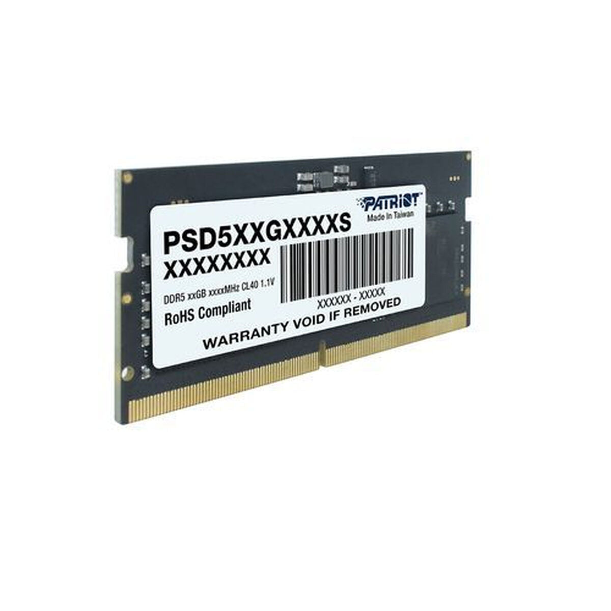 Module de mémoire Patriot Memory Signature Line PSD516G560081S 16 Go 1 x 16 Go DDR5