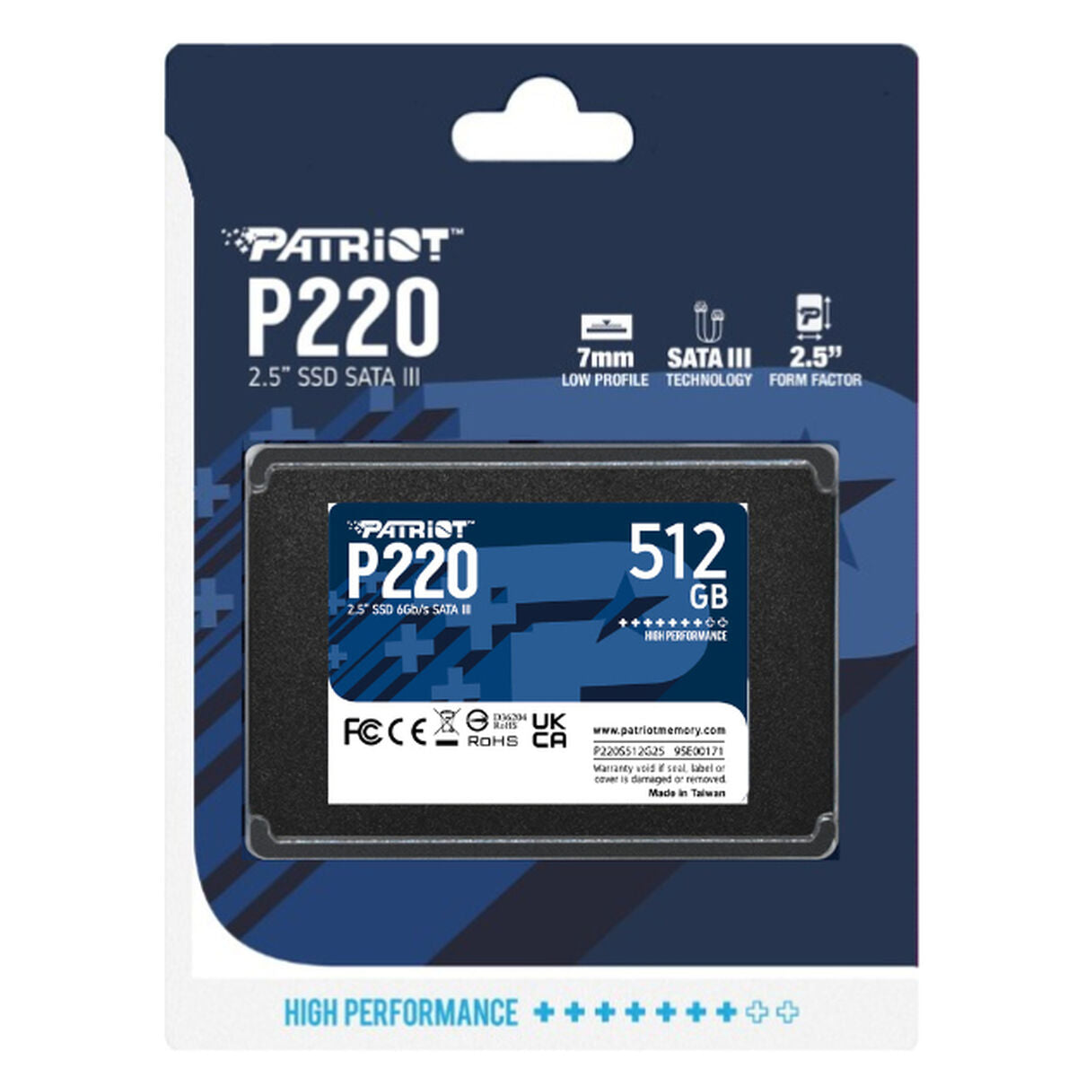 "Patriot Memory P220 512 Go 2,5"" Serial ATA III"