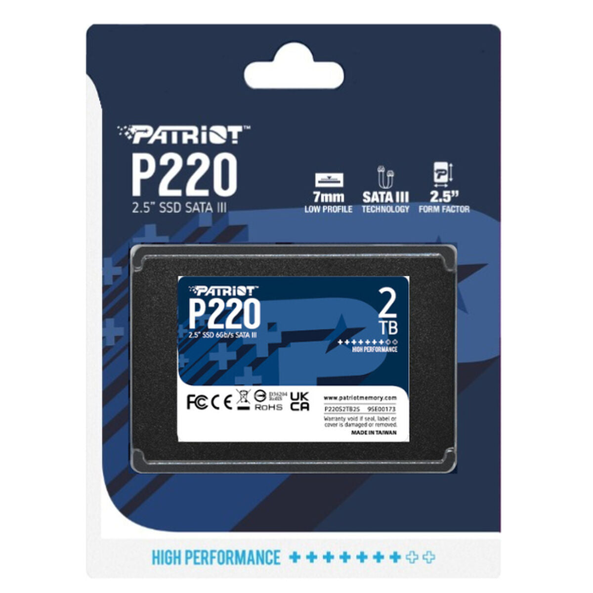 "Patriot Memory P220 2 To 2,5"" Serial ATA III"