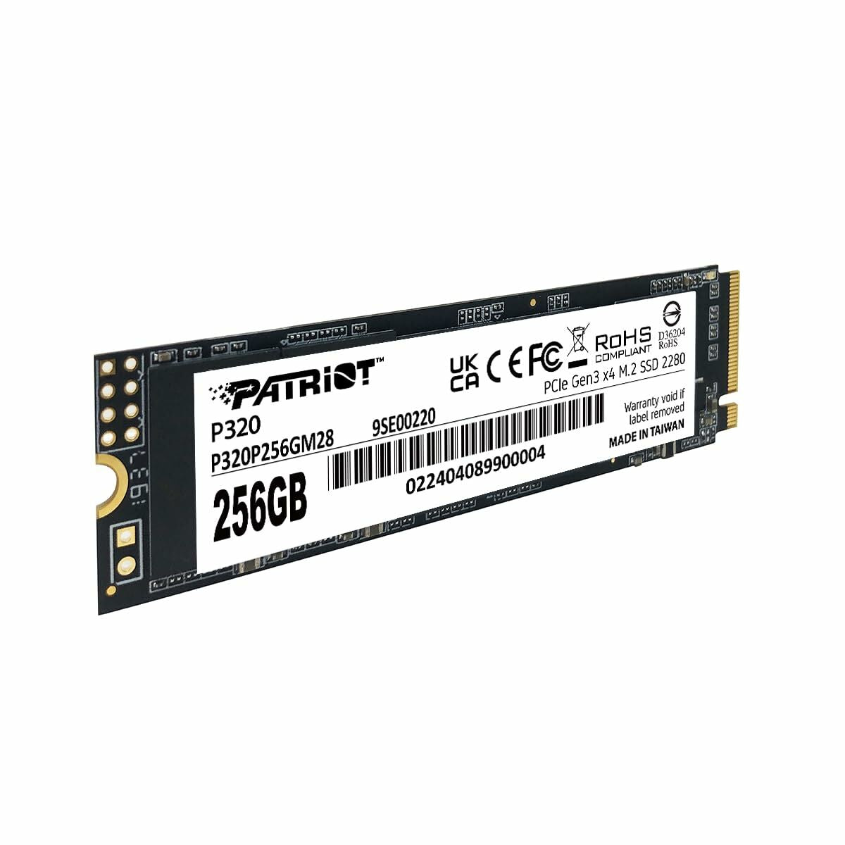 Patriot Memory P320 256 Go M.2 PCI Express 3.0 NVMe