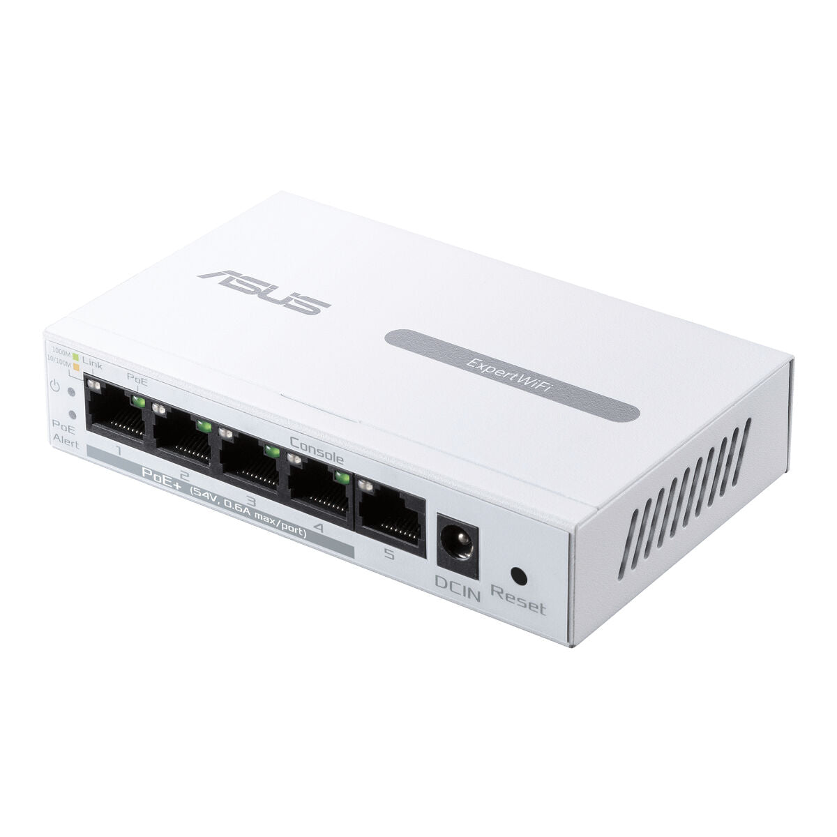 ASUS EBP15 5-Port GbE smart managed PoE+ switch 4 PoE+ ports 60W Supports PoE priority setting