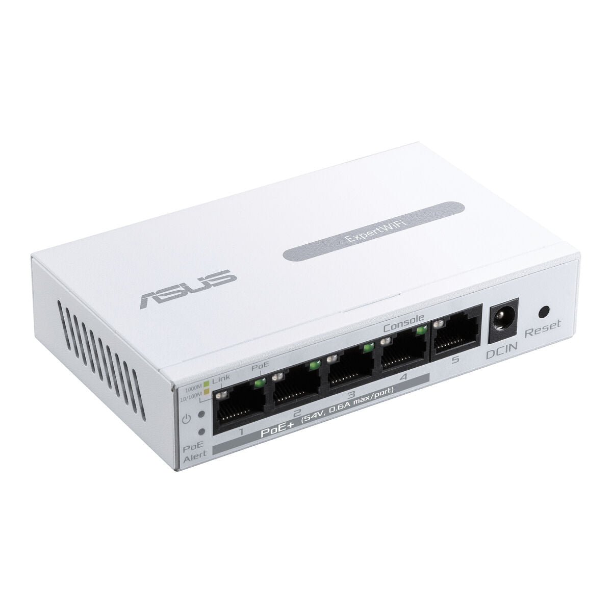 ASUS EBP15 5-Port GbE smart managed PoE+ switch 4 PoE+ ports 60W Supports PoE priority setting