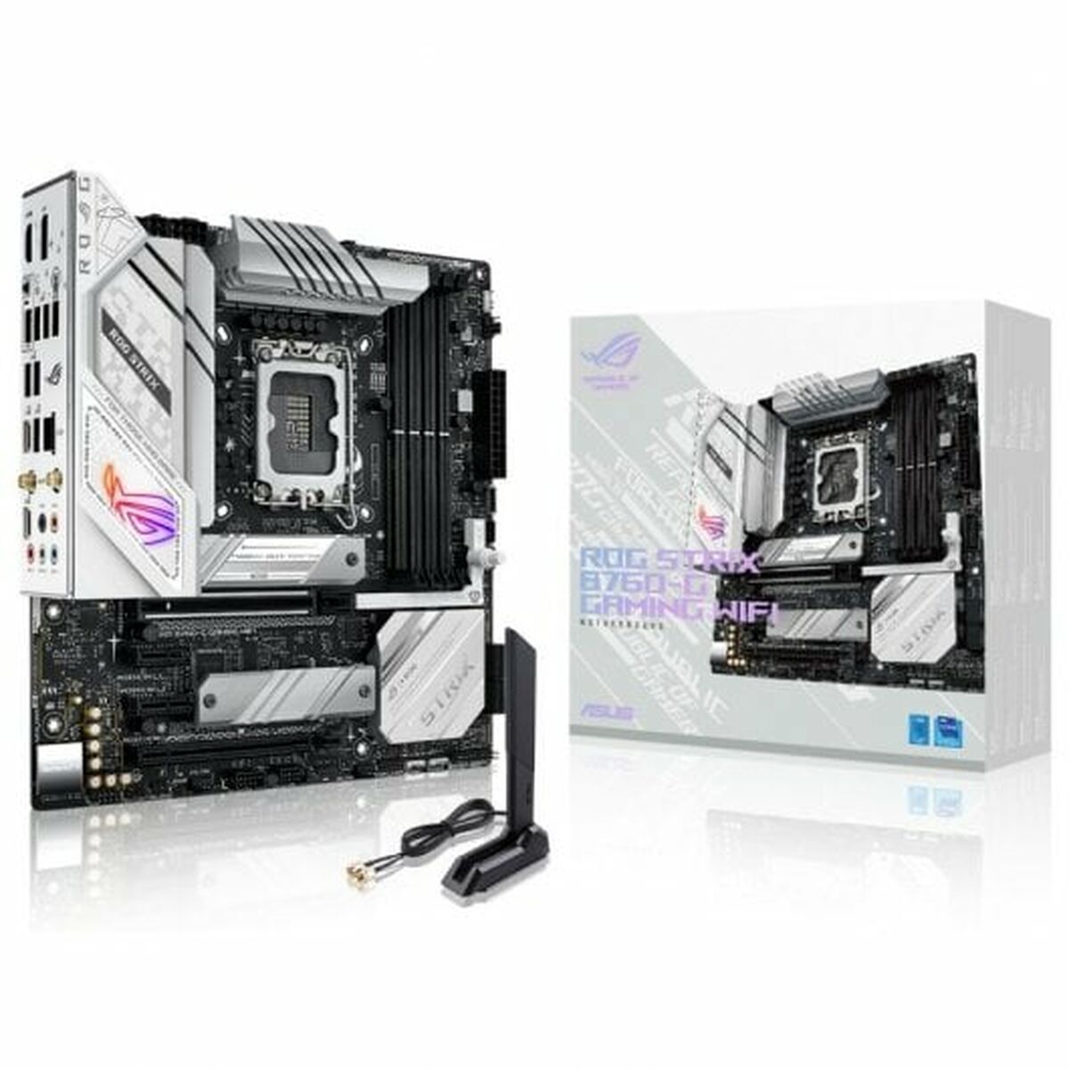 ASUS ROG STRIX B760-G GAMING WIFI LGA 1700 4xDDR5 microATX 4xSATA MB 1xHDMI 1xDP 2xM.2