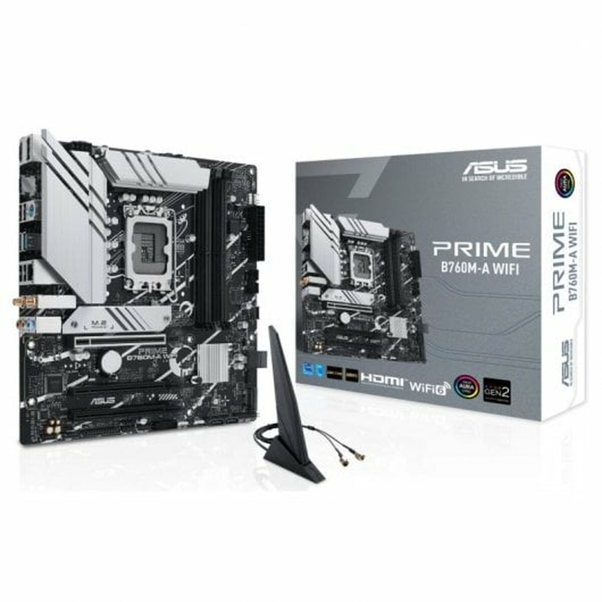 ASUS PRIME B760M-A WIFI LGA 1700 4xDDR5 microATX 4xSATA MB 2xHDMI 1xDP 2xM.2
