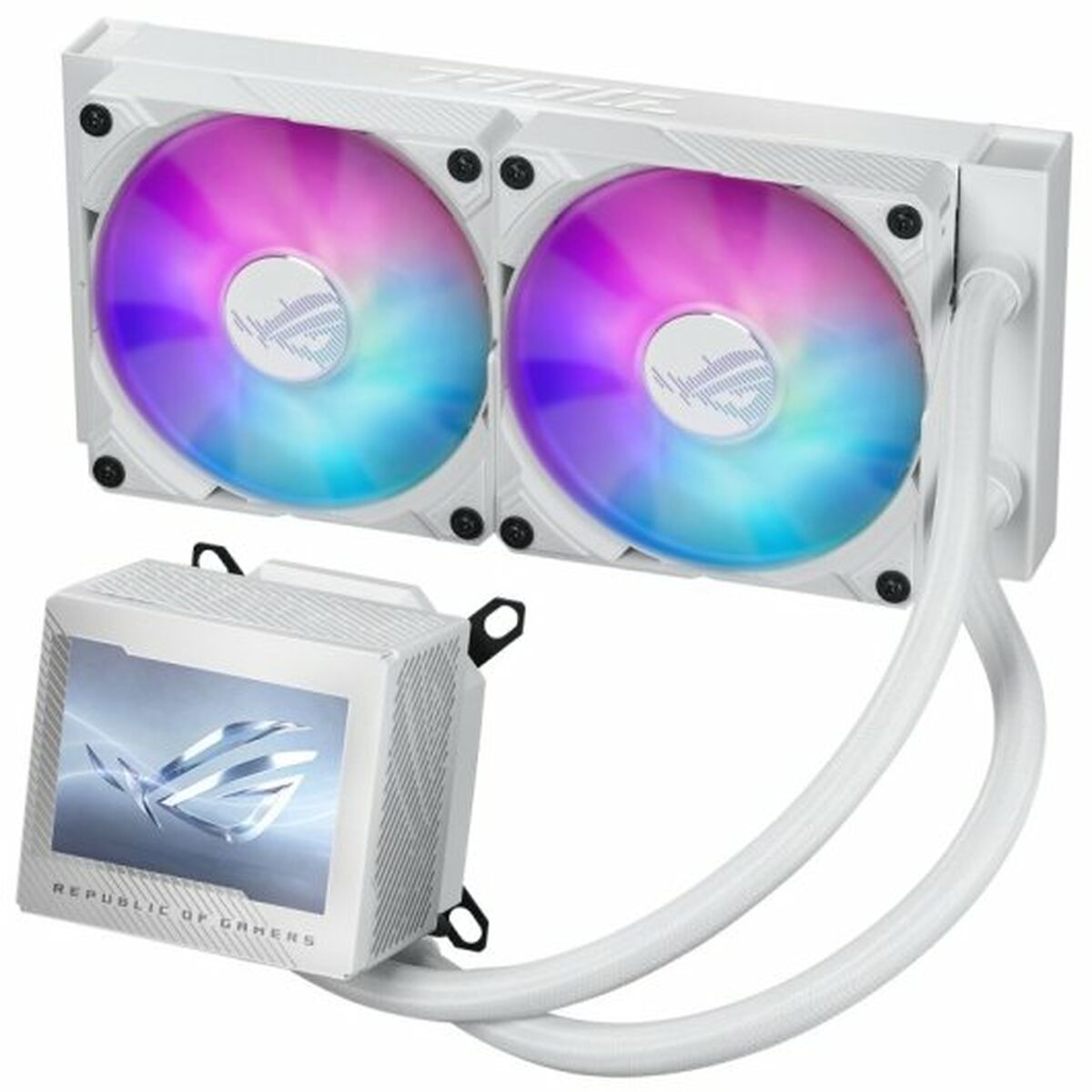 ASUS ROG RYUJIN III 240 ARGB all-in-one liquid CPU cooler White