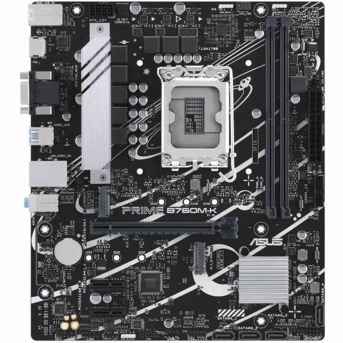 ASUS PRIME B760M-K LGA 1700 2xDDR5 microATX 4xSATA MB 1xHDMI 2.1 1xD-Sub 2xM.2