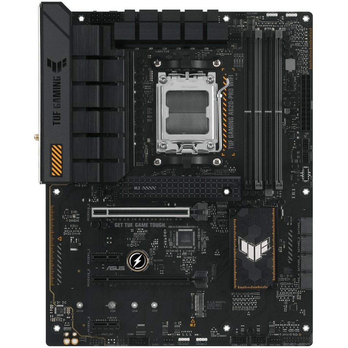ASUS TUF GAMING A620-PRO WIFI AMD A620 Emplacement AM5 ATX