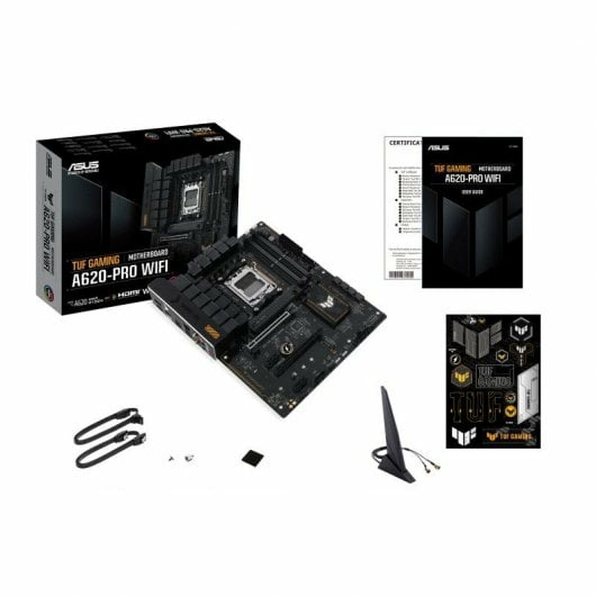 ASUS TUF GAMING A620-PRO WIFI AMD A620 Emplacement AM5 ATX