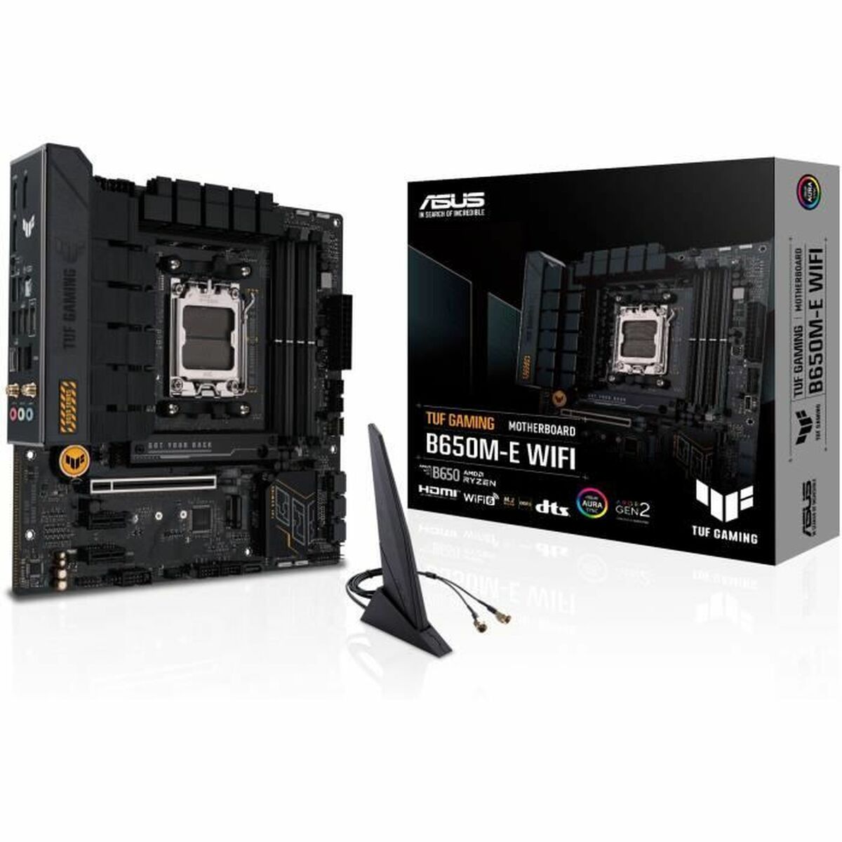ASUS TUF GAMING B650M-E WIFI AM5 4xDDR5 mATX MB 4xSATA 2xM.2