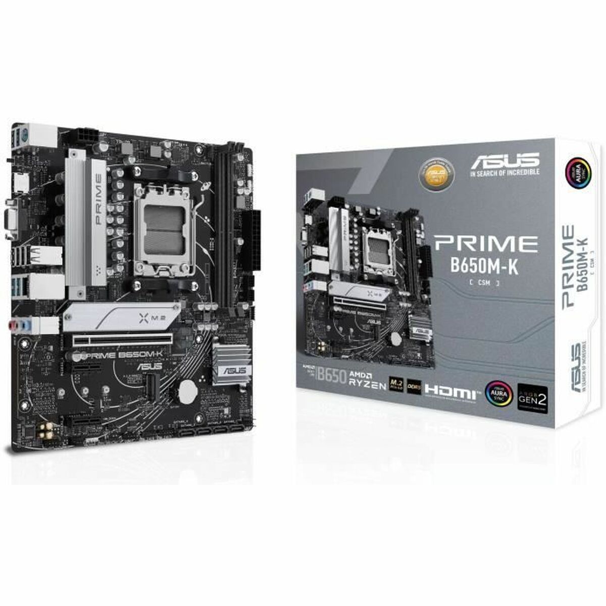 ASUS PRIME B650M-K AMD B650 Emplacement AM5 micro ATX