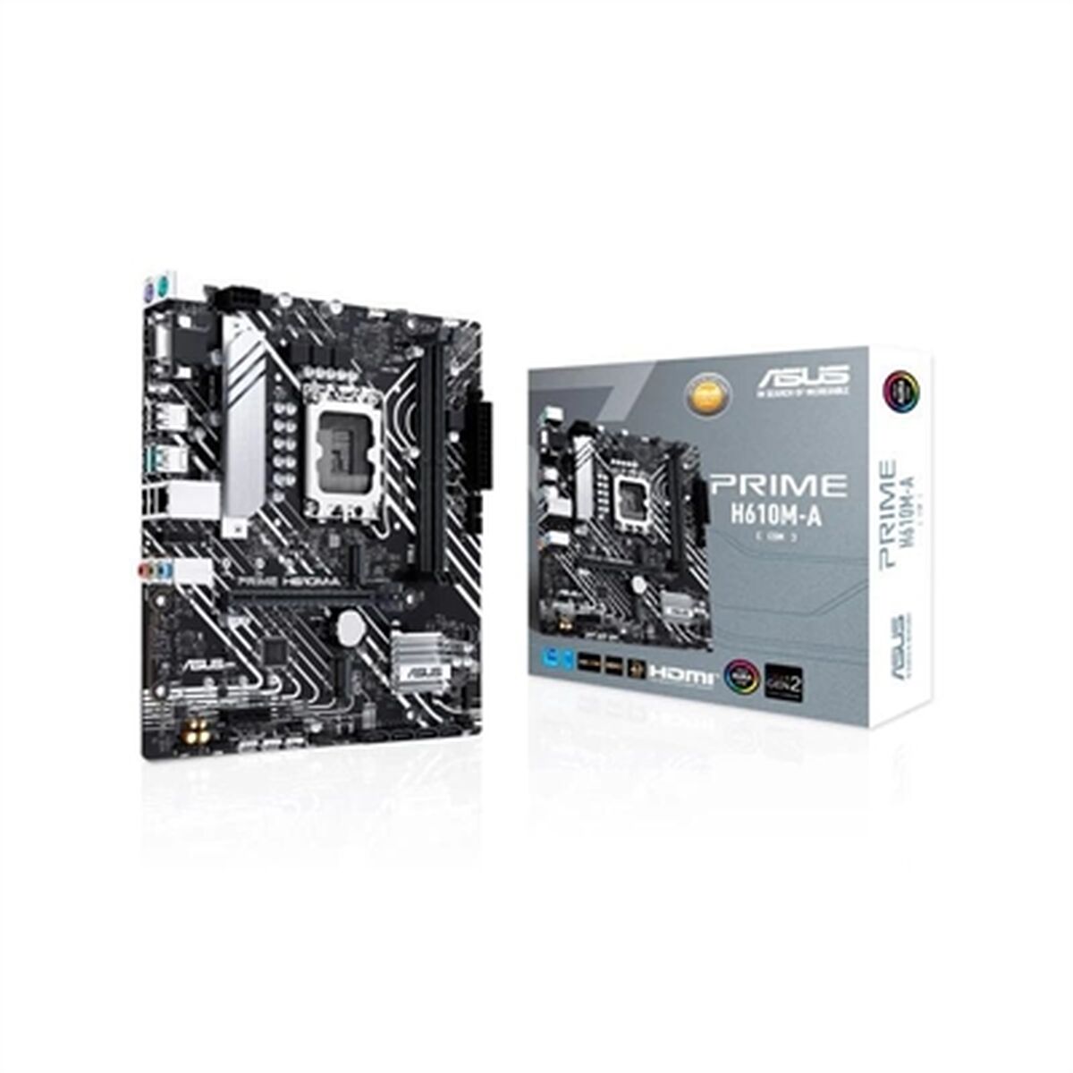 ASUS PRIME H610M-A-CSM LGA1700 2DDR5 microATX 4xSATA MB 1xHDMI 1xDP 1xD-Sub 2xM.2