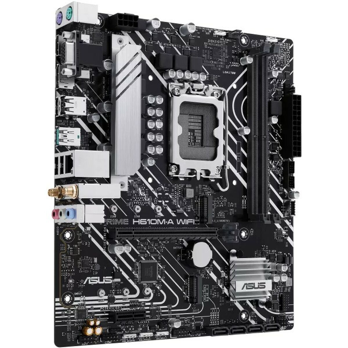 ASUS PRIME H610M-A WIFI LGA1700 microATX 2DDR5 1xHDMI 1xDP 1xD-Sub 4xSATA 2xM.2