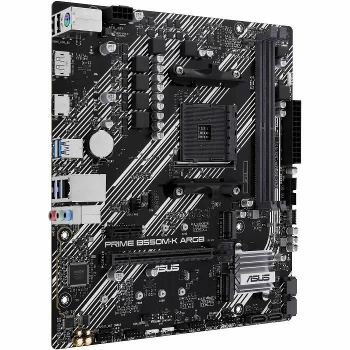 ASUS PRIME B550M-K ARGB AM4 2DDR4 microATX 4xSATA MB 1xHDMI 2.1 1xDP 1.4 2xM.2