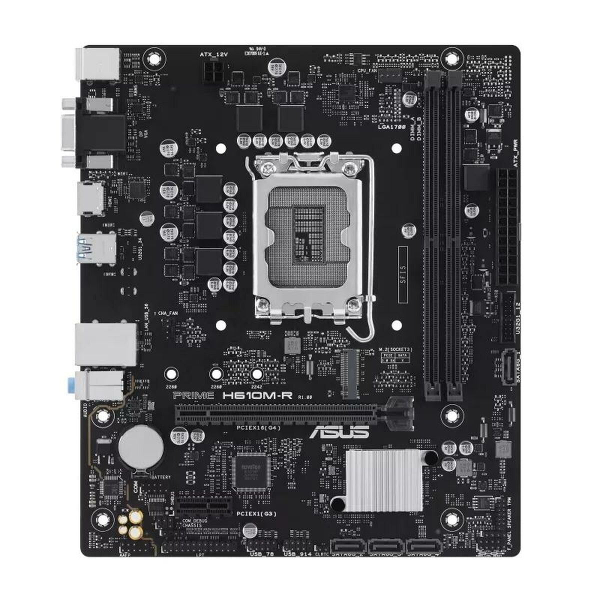 ASUS PRIME H610M-R-SI LGA 1700 2DDR5 microATX 4xSATA MB 1xHDMI 2.1 1xDP 1.4 1xD-Sub 1xM.2