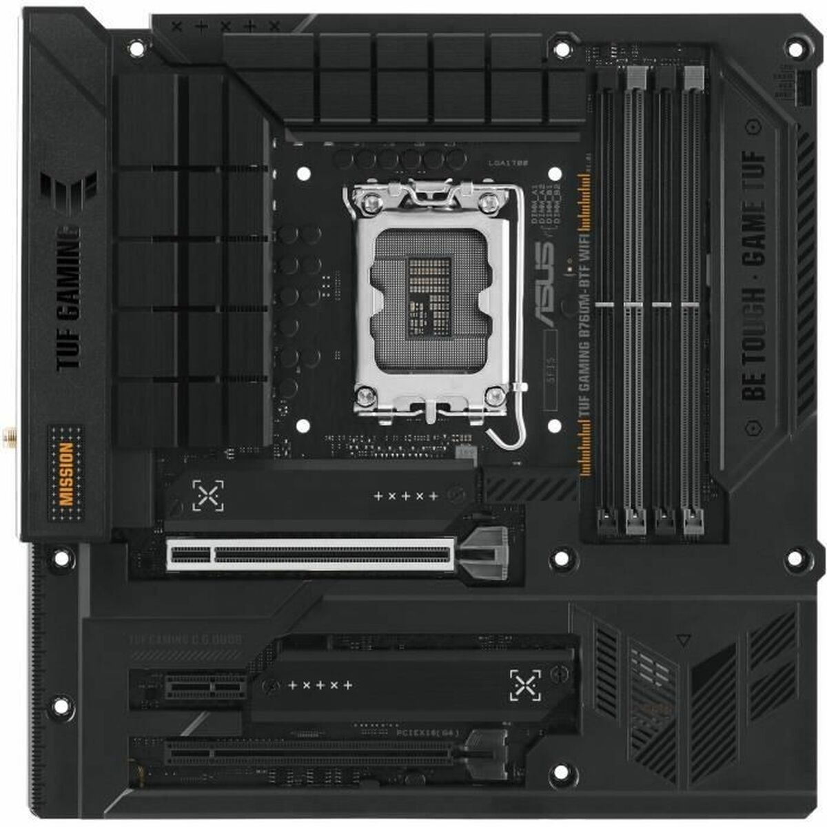 ASUS TUF GAMING B760M-BTF WIFI LGA 1700 4DDR5 microATX 4xSATA MB 1xHDMI 2.1 1xDP 1.4 3xM.2