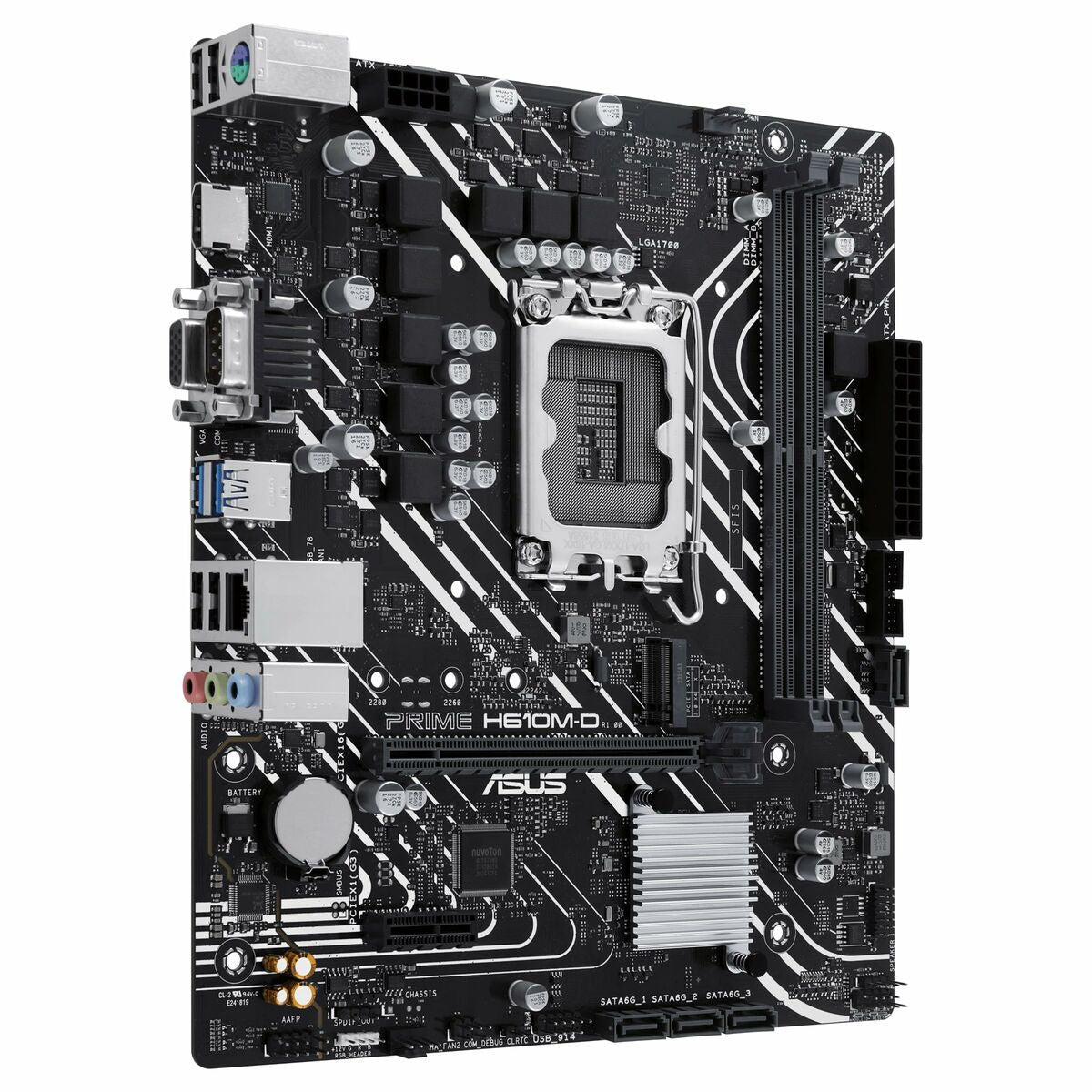 ASUS PRIME H610M-D LGA 1700 2DDR5 microATX 4xSATA MB 1xHDMI 2.1 1xD-Sub 1xM.2