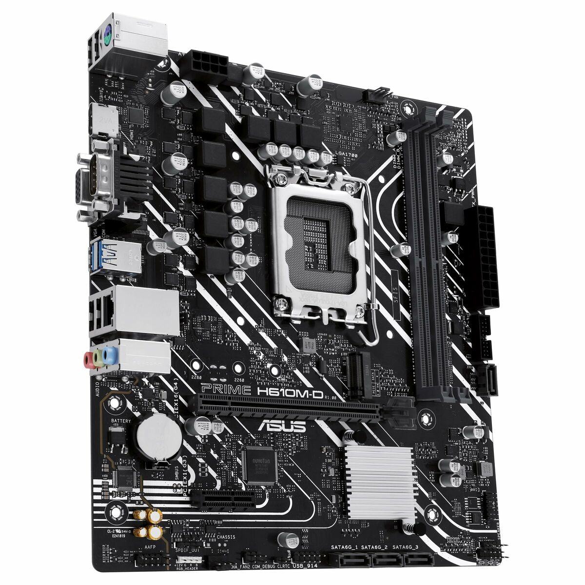 ASUS PRIME H610M-D LGA 1700 2DDR5 microATX 4xSATA MB 1xHDMI 2.1 1xD-Sub 1xM.2