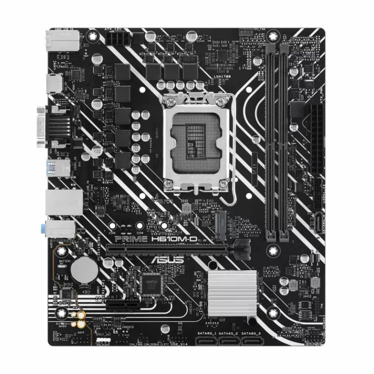 ASUS PRIME H610M-D LGA 1700 2DDR5 microATX 4xSATA MB 1xHDMI 2.1 1xD-Sub 1xM.2