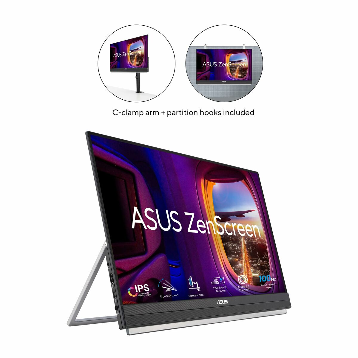 MB229CF 22'' inch FHD IPS 100Hz USB-C PD