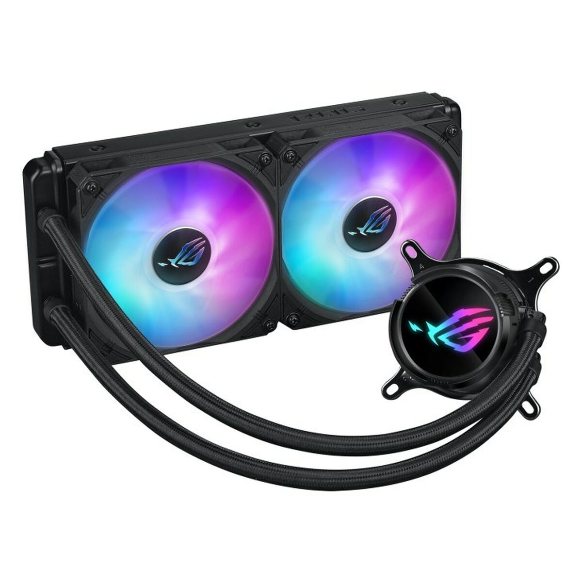 ASUS ROG Strix LC III 240 ARGB all-in-one CPU liquid cooler with 360 rotatable water block Premium ROG ARGB fans