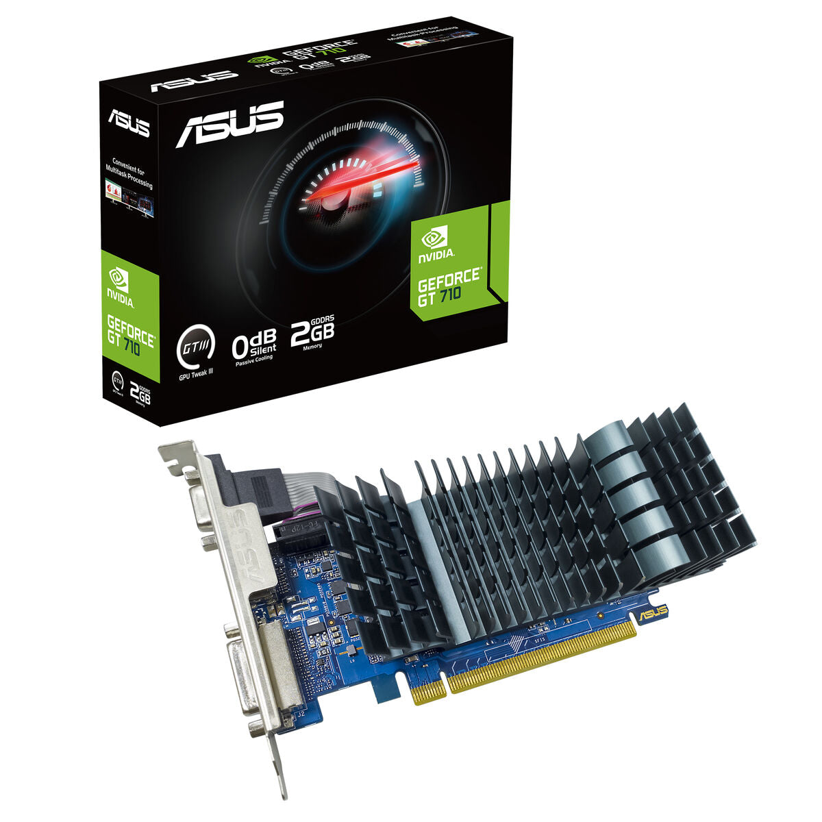 ASUS GT710-SL-2GD5-BRK-EVO GF GT710 2Go D-Sub DVI HDMI