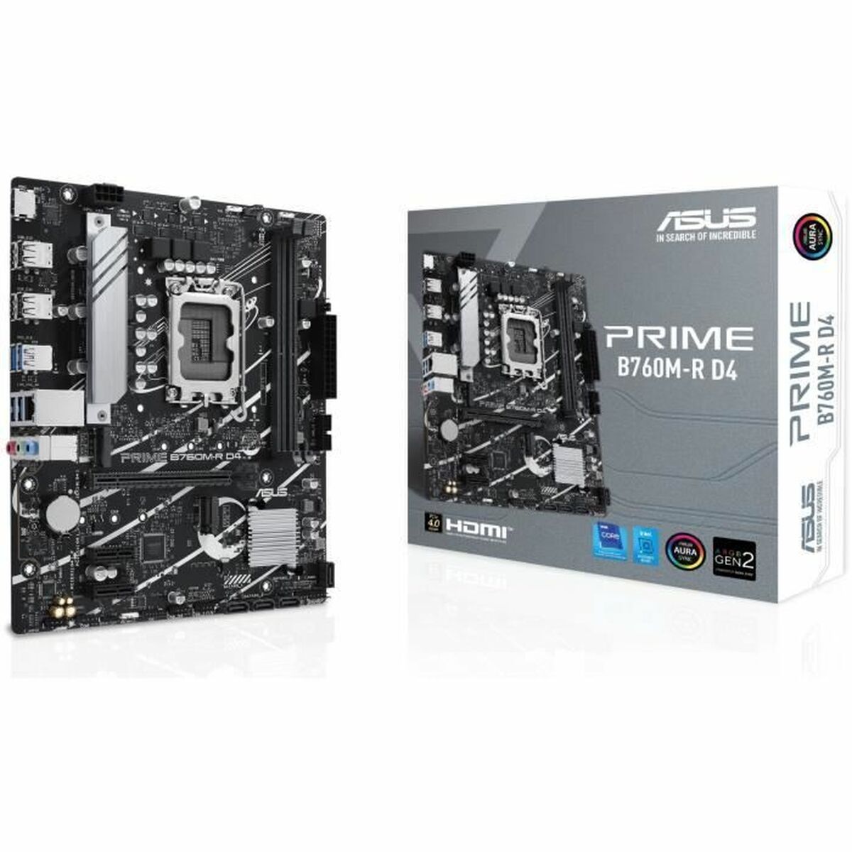 ASUS PRIME B760M-R D4 LGA1700 2xDDR4 4xSATA 2xM.2