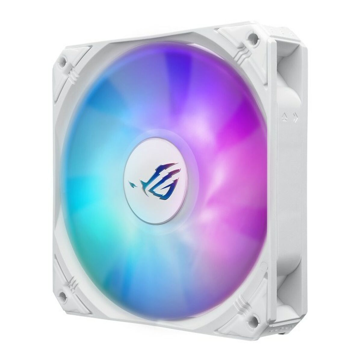 ASUS ROG Strix LC III 240 ARGB WHT all-in-one CPU liquid cooler with 360 rotatable water block Premium ROG ARGB fans