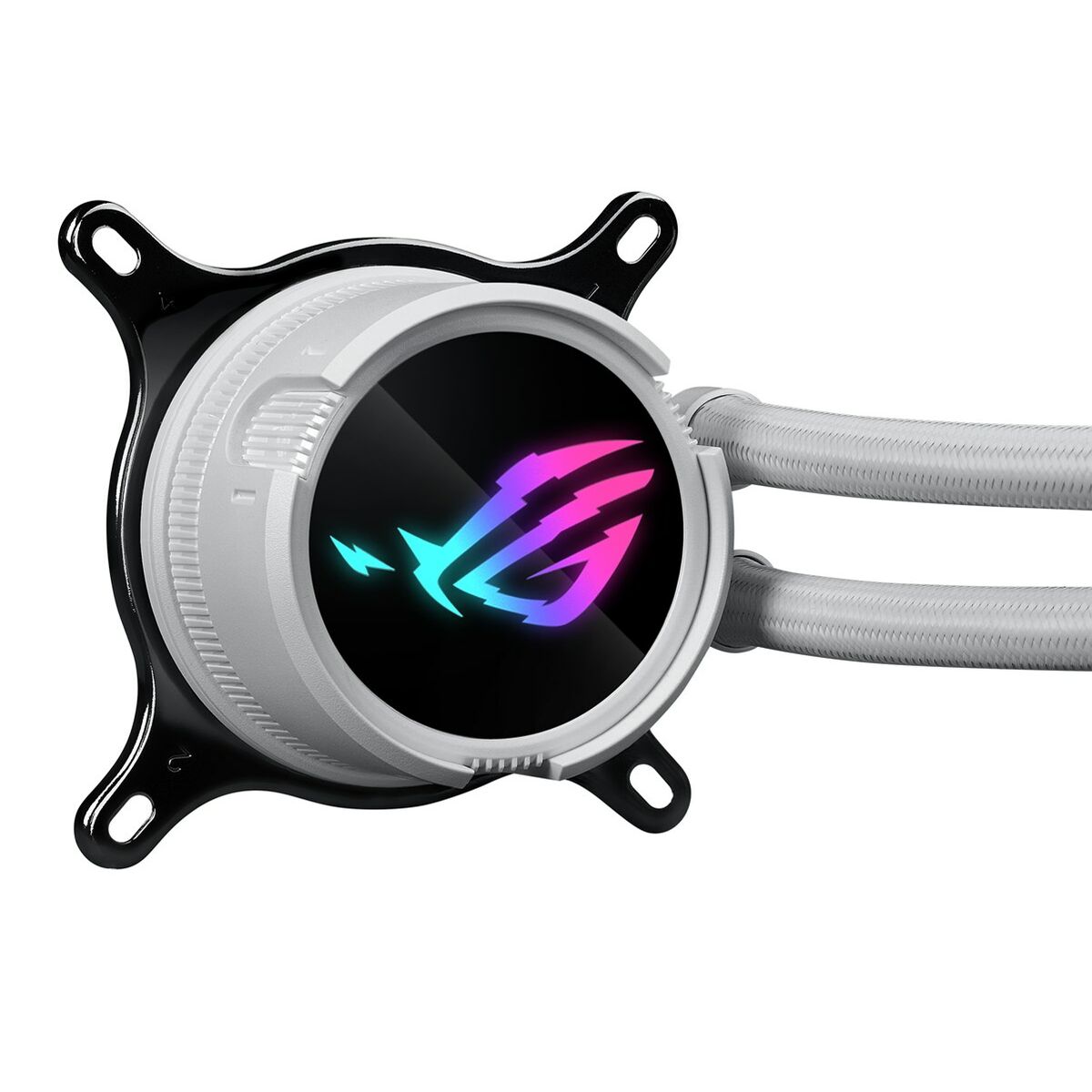 ASUS ROG Strix LC III 360 ARGB WHT all-in-one CPU liquid cooler with 360 rotatable water block Premium ROG ARGB fans